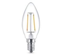 Lampadina Led a Filamento E14 C35 a candela 2W Bianco caldo 2700K Novaline