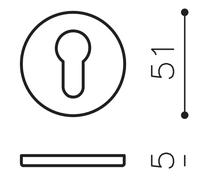 OLIVARI Bocchetta ACCESSORI BOCCHETTE quadra foro yale mat. OTTONE col. SUPER