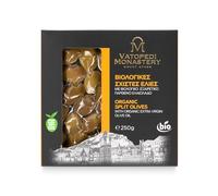 Olive Biologiche Spaccate dagli Antichi Uliveti del Monastero di Vatopedi, Monte Athos - 250g