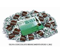 Olive Cioccolato Brancamenta Sfuso 1,3kg Confetti Ripieni Menta Snack Dolce