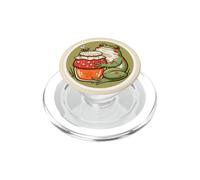 Olive Frog con un barattolo di miele per gli amanti delle rane PopSockets PopGrip per MagSafe