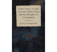 Olive Schreiner Closer Union (Tascabile)