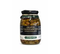 Olive snocciolate Taggiasche in olio di girasole - vaso vetro 950 gr