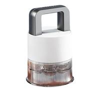 Olive Snocciolatore a sgancio rapido Push Design Kitchen Device | Strumento per snocciolamento per ciliegie con paraspruzzi per pasticceria, colore: rosso oliva