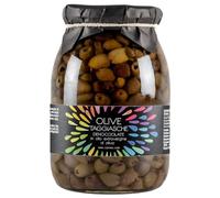 Olive taggiasche denocciolate della Liguria in olio extravergine di oliva 950 g Cuvea- Produzione azienda agricola Cuvea - Senza conservanti né coloranti né correttori di acidità
