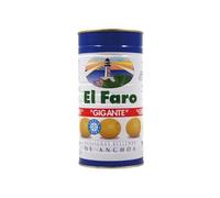 Olive verdi ripiene di acciughe, grandi. 2 kg