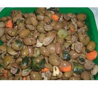 olive verdi schiacciate CASERECCE nostrane sicilia 2 kg