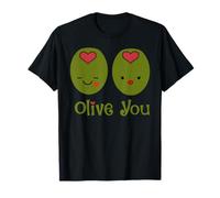 Olive You - Carino Gioco di Parole d Amore per San Valentino Maglietta