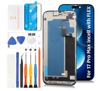 Olivechard per iPhone 17 Pro Max InCell Sostituzione dello schermo con sensore di prossimità Cavo Flex 6.9 pollici Display Assembly Touch Screen Digitizer Kit di riparazione A3526 A3257 A3527 A3525