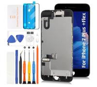 Olivechard per iPhone 7 Plus Screen InCell Touch Cam Sensore Altoparlante (nero)