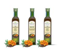 Olivello 3 x 250 ML Spremuto a Freddo Organic Oils Hippophae Rhamnoides Облепиха