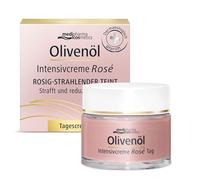 Olio d'oliva crema intensiva rosa crema giorno 50 ml, rassoda e riduce le rughe, con pigmenti rosa sottili un aspetto fresco, coccolato con il delicato profumo cremoso della rosa