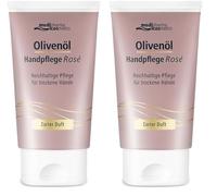 Olivenol crema mani Rosé. Anti età per mani secche e screpolate. Con olio di jojoba, acido ialuronico e pantenolo. Nutre ed idrata. Pelle sensibile ipoallergenica. Non unge. Crema vegana 50ml
