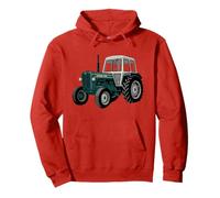 Oliver 1755 Vintage Tractor Classic Felpa con Cappuccio