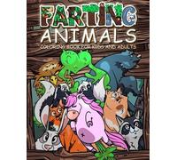 Oliver Brooks FARTING ANIMALS Coloring Book (Tascabile)