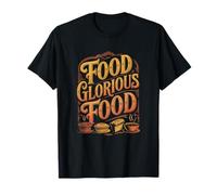 Oliver Food Glorious Vintage Musical Theatre di Broadway Maglietta