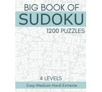 Oliver Hammond Big Book of Sudoku - 1200 Puzzles - 4 Levels - Easy-M (Tascabile)