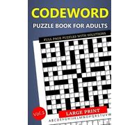 Oliver Hammond Large Print Codeword Puzzle Book for Adults - Full Pa (Tascabile)