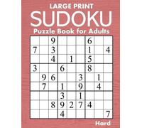 Oliver Hammond Large Print Hard Sudoku Puzzle Book for Adults (Tascabile)