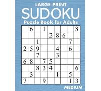Oliver Hammond Large Print Medium Sudoku Puzzle Book for Adults (Tascabile)