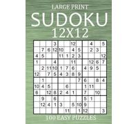 Oliver Hammond Large Print Sudoku 12x12 - 100 Easy Puzzles (Tascabile)