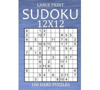 Oliver Hammond Large Print Sudoku 12x12 - 100 Hard Puzzles (Tascabile)