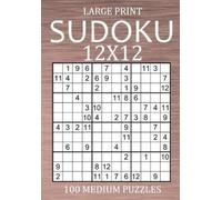 Oliver Hammond Large Print Sudoku 12x12 - 100 Medium Puzzles (Tascabile)