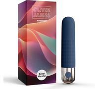 Oliver James Bullet Vibratore, colore blu 1 St