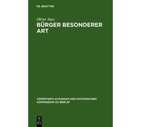 Oliver Janz Bürger besonderer Art (Copertina rigida)