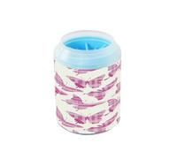 Oliver Jeffers Style Butterfly Rosy Beige Magenta Stazione di Pulizia Fango Zampa Portatile Morbido Silicone Spazzola Animali Forniture e Accessori Per Animali Domestici Pulisce Delicatamente Le Zampe