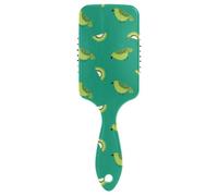 Oliver Jeffers Style Kiwi Jade Bird Design Green2 spazzola per capelli ricci progettata spazzola da massaggio per capelli ricci con manico ergonomico cepillo para pelo rizado