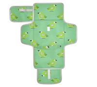 Oliver Jeffers Style Kiwi Jade Bird design verde riutilizzabile fasciatoio con tasca in tessuto impermeabile pad per bambino infantile stazione da viaggio kit cambiador de pa?ales para Bebes