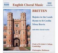 Oliver Lepage-Dean Rejoice in the Lamb (CD) Album