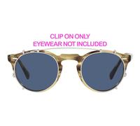 Oliver Peoples Gregory Peck Ov 5186 Occhiali Da Vista Unisex Argento Rotondo Blu 45mm