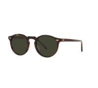 Oliver Peoples Unisex Oliver Peoples OV5217S GREGORY PECK SUN 1724P1 Occhiali da sole Acetato Marrone Verde G15 Pantos Polarizzata