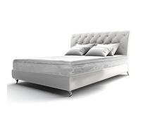 Oliver & Smith, materasso ibrido full size da 20,3 cm, con schiuma fredda ad alta densità e comfort, con molle Bonnell a spirale continue, ecologico, traspirante, rigidità media