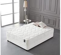 Oliver Smith - Materasso in cotone biologico, 25,4 cm, comfort e rigidità, materasso in memory foam e molle insacchettate, certificato Green Foam - King Size