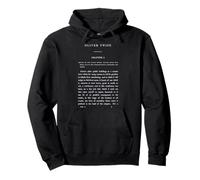 Oliver Twist Charles Dickens Prima pagina Nero Felpa con Cappuccio