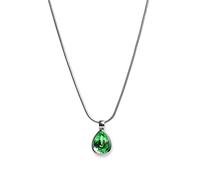 Oliver weber Decent Collana with green Swarovski crystal 11022 214