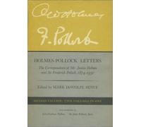 Oliver Wendell Holmes Frederick Pollac Holmes-Pollock Letter (Copertina rigida)