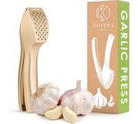 Oliver's Kitchen - Spremiaglio di alta qualità, pratico e facile da pulire, sminuzza aglio e zenzero senza sforzo (senza sbucciare), molto forte e robusto