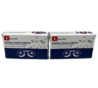 OLIVETTI 80406 NASTRO ORIGINALE NERO ROSSO PER LOGOS 654/692/ SUMMA 22/32 X 2 CF