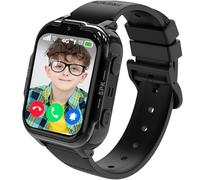 Olivfant Smartwatch Bambini 4G, Orologio Smartwatch Bambini con Video HD e Chiamate, Touch Screen da 1,83 Pollici, SOS, GPS, Giochi, Modalità Classe, Regalo per Ragazzo e Ragazza 4 ai 14 Anni (Nero)