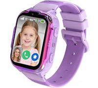 Olivfant Smartwatch Bambini 4G, Orologio Smartwatch Bambini con Video HD e Chiamate, Touch Screen da 1,83 Pollici, SOS, GPS, Giochi, Modalità Classe, Regalo per Ragazzo e Ragazza 4 ai 14 Anni (Viola)