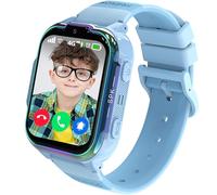 Olivfant Smartwatch Bambini 4G, Orologio Smartwatch Bambini con Video HD e Chiamate, Touch Screen da 1,83 Pollici, SOS, GPS, Giochi, Modalità Classe, Regalo per Ragazzo e Ragazza 4 ai 14 Anni (Blu)