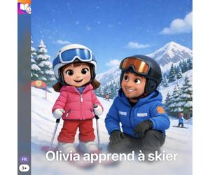 Olivia Apprend à Skier: Une première leçon de ski pour les enfants