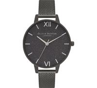 Olivia Burton Black Stainless Steel Dress Watch