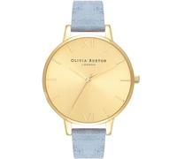 Olivia Burton Blue Artificial Leather Dress Watch