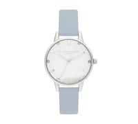 Olivia Burton Blue Artificial Leather Dress Watch