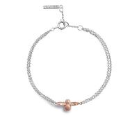 Olivia Burton Braccialetto a Catena da Donna Collezione 3D BEE in Acciaio Inossidabile con un Charm - OBJ16AMB72